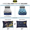 image:imageFranco Kids Bedding Super Soft Microfiber Sheet Set Full Paw PatrolBatman