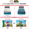 image:imageFranco Kids Bedding Super Soft Microfiber Sheet Set Full Paw PatrolMario