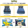 image:imageFranco Kids Bedding Super Soft Microfiber Sheet Set Full Paw PatrolPokemon