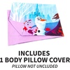 image:imageFranco Kids Bedding Super Soft Microfiber Zippered Body Pillow Cover 54 in x 20 in Super MarioDisney Frozen 2