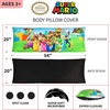 image:imageFranco Kids Bedding Super Soft Microfiber Zippered Body Pillow Cover 54 in x 20 in Super MarioSuper Mario