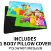 image:imageFranco Kids Bedding Super Soft Microfiber Zippered Body Pillow Cover 54 in x 20 in Super MarioSuper Mario