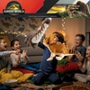 image:imageFranco Kids Bedding Super Soft Plush Cuddle Pillow Buddy One Size BatmanJurassic World Rebirth  Dilophosaurus