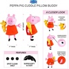image:imageFranco Kids Bedding Super Soft Plush Cuddle Pillow Buddy One Size BatmanPeppa Pig  Teddy