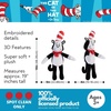 image:imageFranco Kids Bedding Super Soft Plush Cuddle Pillow Buddy One Size BatmanRed  Dr Seuss Cat in the Hat