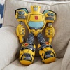 image:imageFranco Kids Bedding Super Soft Plush Cuddle Pillow Buddy One Size BatmanTransformers  Bumblebee