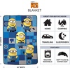 image:imageFranco Kids Bedding Super Soft Plush Micro Raschel Blanket 62 in x 90 in Baby SharkDespicable Me Minions