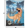 image:imageFranco Kids Bedding Super Soft Plush Micro Raschel Blanket 62 in x 90 in Baby SharkJurassic World  Dino Valley