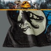 image:imageFranco Kids Bedding Super Soft Plush Micro Raschel Blanket 62 in x 90 in Baby SharkJurassic World  Dino Valley