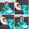 image:imageFranco Kids Bedding Super Soft Plush Micro Raschel Blanket 62 in x 90 in Baby SharkMario