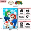 image:imageFranco Kids Bedding Super Soft Plush Micro Raschel Blanket 62 in x 90 in Baby SharkMario