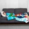 image:imageFranco Kids Bedding Super Soft Plush Micro Raschel Blanket 62 in x 90 in Baby SharkMario