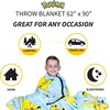 image:imageFranco Kids Bedding Super Soft Plush Micro Raschel Blanket 62 in x 90 in Baby SharkMulticolour