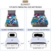 image:imageFranco Kids Bedding Super Soft Plush Micro Raschel Blanket 62 in x 90 in Baby SharkSonic the Hedgehog