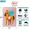 image:imageFranco Kids Bedding Super Soft Plush Micro Raschel Blanket 62 in x 90 in Baby SharkSpirit Riding Free