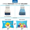 image:imageFranco Kids Bedding Super Soft Sheet Set Twin BatmanBaby Shark