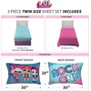 image:imageFranco Kids Bedding Super Soft Sheet Set Twin BatmanLol Surprise