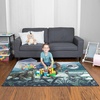image:imageFranco Kids Room Non Slip Area Rug 69 in x 52 in BatmanJurassic World