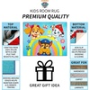 image:imageFranco Kids Room Non Slip Area Rug 69 in x 52 in BatmanPaw Patrol Girls