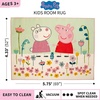 image:imageFranco Kids Room Non Slip Area Rug 69 in x 52 in BatmanPeppa Pig