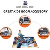 image:imageFranco Kids Room Non Slip Area Rug 69 in x 52 in BatmanSpace Jam 2 a New Legacy