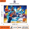 image:imageFranco Kids Room Non Slip Area Rug 69 in x 52 in BatmanSpace Jam 2 a New Legacy