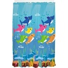 image:imageFranco Kids Room Window Curtain Panels Drapes Set 82 in x 63 in Baby SharkBaby Shark