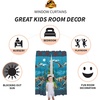 image:imageFranco Kids Room Window Curtain Panels Drapes Set 82 in x 63 in Baby SharkJurassic World Dominion