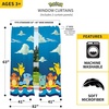 image:imageFranco Kids Room Window Curtain Panels Drapes Set 82 in x 63 in Baby SharkMulticolour