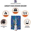 image:imageFranco Kids Room Window Curtain Panels Drapes Set 82 in x 63 in Baby SharkSpace Jam 2 a New Legacy