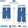 image:imageFranco Kids Room Window Curtains Drapes Set 82 in x 63 in Baby SharkBaby Shark