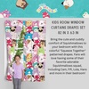 image:imageFranco Kids Room Window Curtains Drapes Set 82 in x 63 in Baby SharkSquishmallows