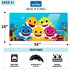 image:imageFranco Kids Super Soft Cotton BathPoolBeach Towel 58 in x 28 in Baby Shark