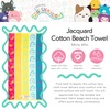 image:imageFranco Luxe Beetlejuice Halloween Goth Super Soft Plush Oversized Cotton Jacquard BathPoolBeach Towel 64 in x 34 in Officially Licensed ProductSquishmallows
