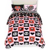 image:imageSanrio Hello Kitty Halloween Pumpkin Twin Bed Set  Super Soft amp Cozy 4 Piece Reversible Comforter and Sheet Set Officially Licensed Product by FrancoSkelanimals