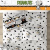 image:imageSanrio Hello Kitty Halloween Pumpkin Twin Bed Set  Super Soft amp Cozy 4 Piece Reversible Comforter and Sheet Set Officially Licensed Product by FrancoBlack  Peanuts Halloween
