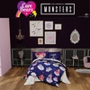 image:imageSanrio Hello Kitty Halloween Pumpkin Twin Bed Set  Super Soft amp Cozy 4 Piece Reversible Comforter and Sheet Set Officially Licensed Product by FrancoCare Bears X Universal Monsters
