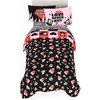 image:imageSanrio Hello Kitty Halloween Pumpkin Twin Bed Set  Super Soft amp Cozy 4 Piece Reversible Comforter and Sheet Set Officially Licensed Product by FrancoSkelanimals