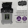 image:imageSanrio Hello Kitty Halloween Pumpkin Twin Bed Set  Super Soft amp Cozy 4 Piece Reversible Comforter and Sheet Set Officially Licensed Product by FrancoBlack  White  Beetlejuice