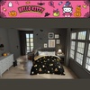image:imageSanrio Hello Kitty Halloween Pumpkin Twin Bed Set  Super Soft amp Cozy 4 Piece Reversible Comforter and Sheet Set Officially Licensed Product by FrancoOrange  Hello Kitty Halloween