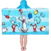 image:imageSanrio Hello Kitty Skeleton Halloween Kids Super Soft BathPoolBeach Soft Cotton Terry Hooded Towel Wrap 24 in x 50 in Officially Licensed Product by FrancoDr Seuss Cat in the Hat