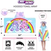 image:imageSanrio Hello Kitty Skeleton Halloween Kids Super Soft BathPoolBeach Soft Cotton Terry Hooded Towel Wrap 24 in x 50 in Officially Licensed Product by FrancoCare Bears