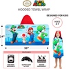 image:imageSanrio Hello Kitty Skeleton Halloween Kids Super Soft BathPoolBeach Soft Cotton Terry Hooded Towel Wrap 24 in x 50 in Officially Licensed Product by FrancoSuper Mario