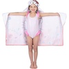 image:imageSanrio Hello Kitty Skeleton Halloween Kids Super Soft BathPoolBeach Soft Cotton Terry Hooded Towel Wrap 24 in x 50 in Officially Licensed Product by FrancoHello Kitty