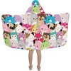 image:imageSanrio Hello Kitty Skeleton Halloween Kids Super Soft BathPoolBeach Soft Cotton Terry Hooded Towel Wrap 24 in x 50 in Officially Licensed Product by FrancoSquishmallows