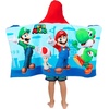 image:imageSanrio Hello Kitty Skeleton Halloween Kids Super Soft BathPoolBeach Soft Cotton Terry Hooded Towel Wrap 24 in x 50 in Officially Licensed Product by FrancoSuper Mario