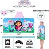 image:imageSanrio Hello Kitty Skeleton Halloween Kids Super Soft BathPoolBeach Soft Cotton Terry Hooded Towel Wrap 24 in x 50 in Officially Licensed Product by FrancoAssorted