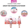 image:imageSanrio Hello Kitty Skeleton Halloween Kids Super Soft BathPoolBeach Soft Cotton Terry Hooded Towel Wrap 24 in x 50 in Officially Licensed Product by FrancoHello Kitty