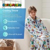 image:imageSuper Mario Gaming Cooling Throw Blanket 50 x 70 Inch Versatile Lightweight AllSeason Throw Soft Breathable Cooling Fabric for Couch Bed amp Sofa Officially Licensed Product by Franco CalmSuper Mario Cooling