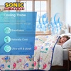 image:imageSuper Mario Gaming Cooling Throw Blanket 50 x 70 Inch Versatile Lightweight AllSeason Throw Soft Breathable Cooling Fabric for Couch Bed amp Sofa Officially Licensed Product by Franco CalmSonic the Hedgehog